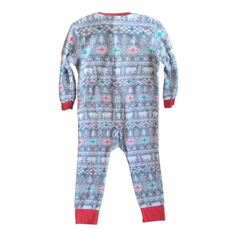 Target Wondershop 2T Toddler Christmas Print Bodysuit Pajamas